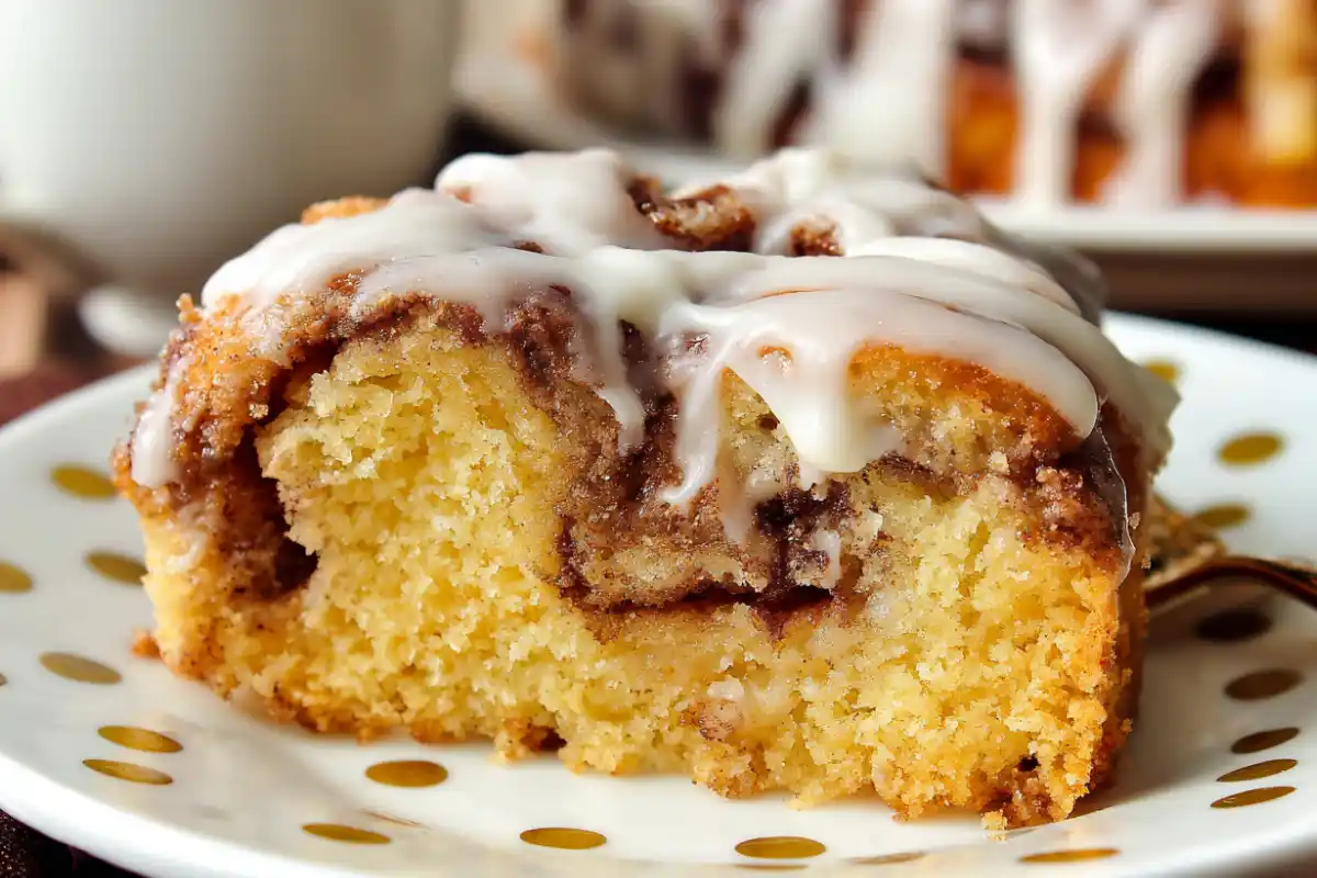 gluten free cinnamon roll cake