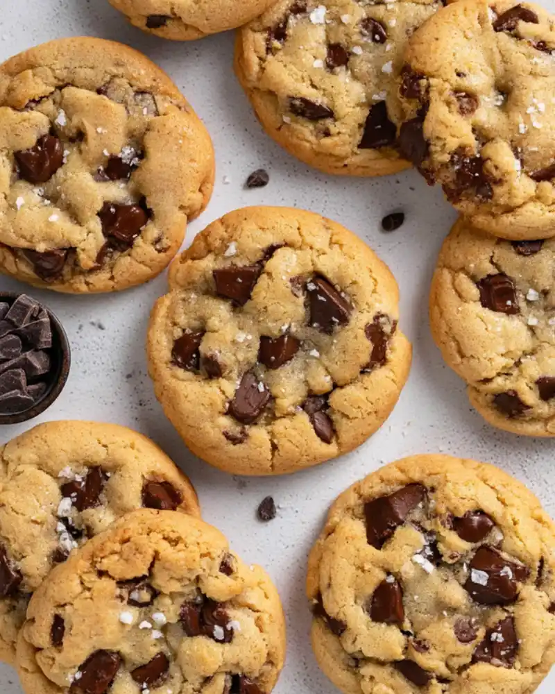 gluten free chocolate chip cookies fresh from oven
