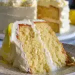 Gluten Free Lemon Cake with Lemon Cream Cheese Frosting