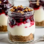 Gluten Free No Bake Cheesecake in a Jar