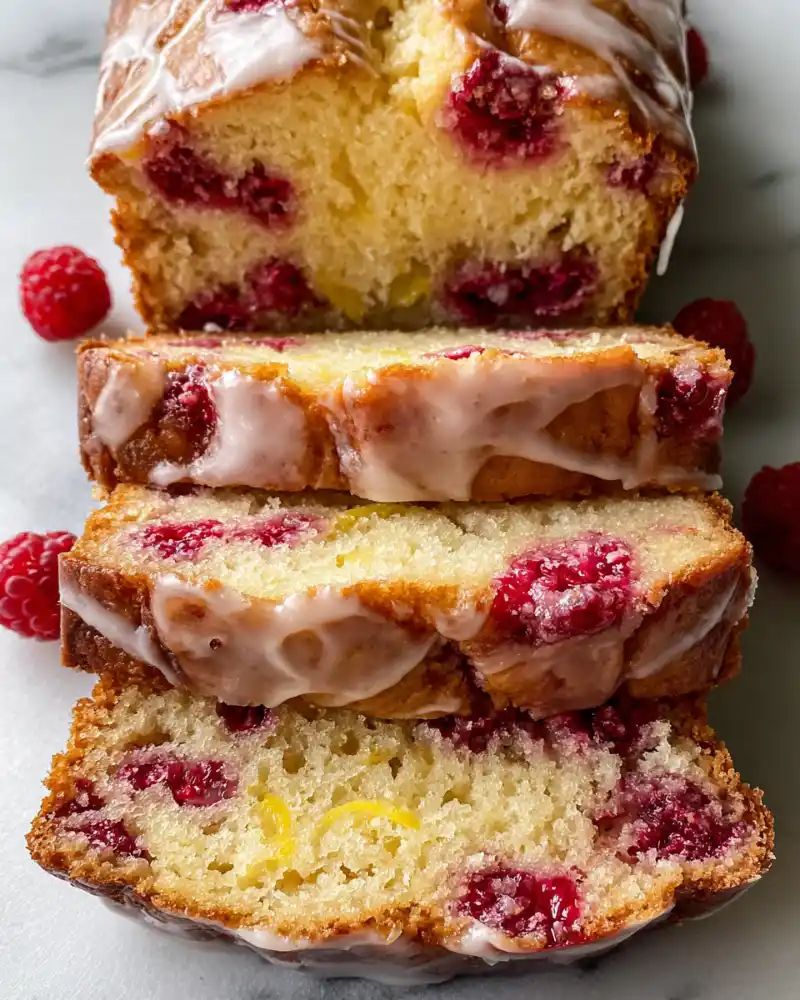 Gluten Free Raspberry Lemon Loaf Recipe