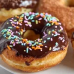 gluten free air fryer donuts fresh and golden brown