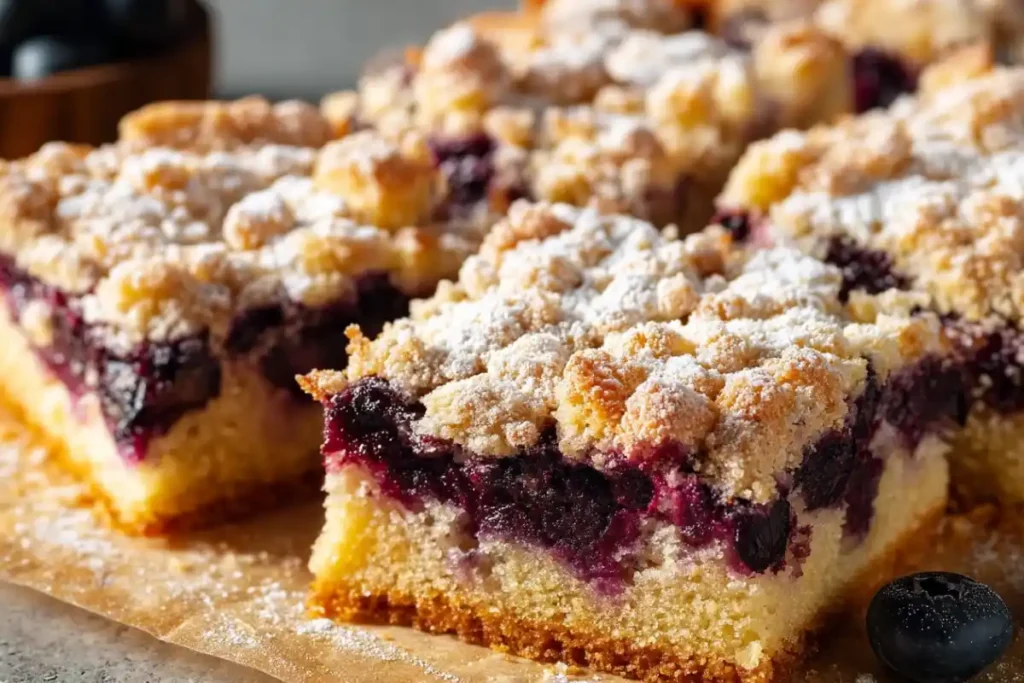 Gluten Free Blueberry Crumb Cake