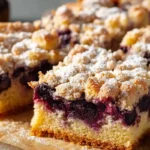 Gluten Free Blueberry Crumb Cake