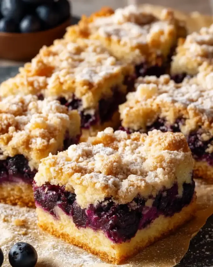 Gluten Free Blueberry Crumb Cake