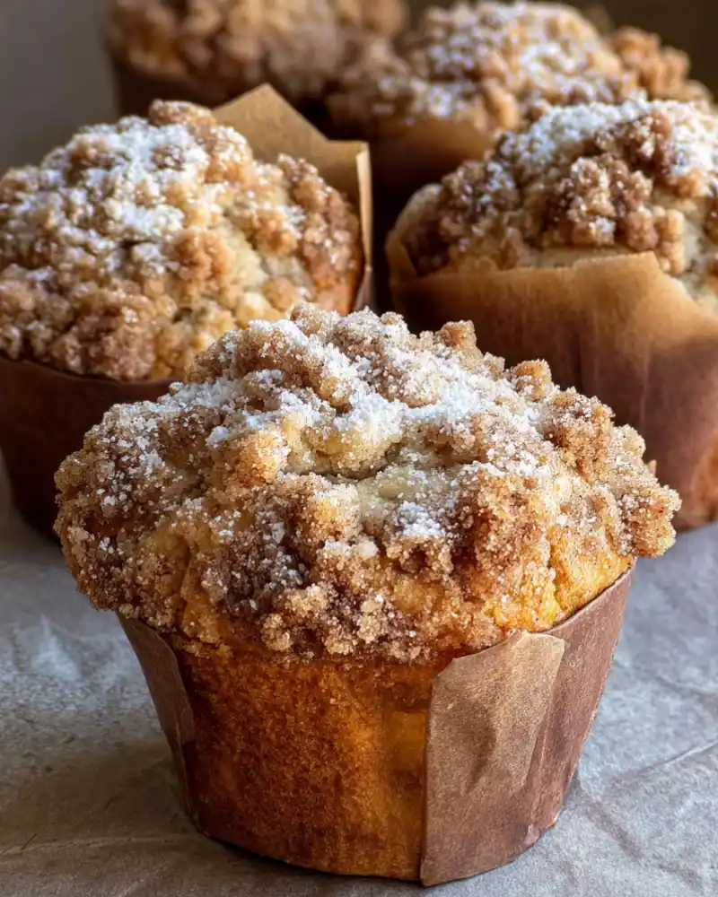 Gluten-Free Crumb Cake Muffins
