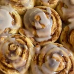 Soft gluten-free cinnamon rolls fresh out of the oven