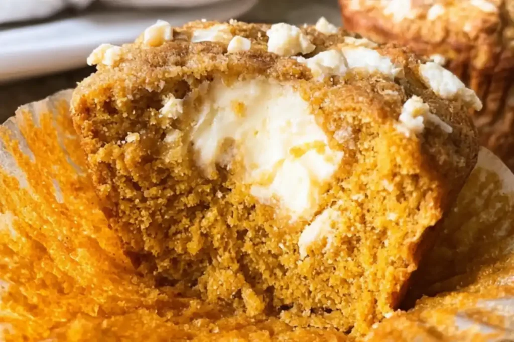 Gluten Free Pumpkin Cream Cheese Muffins