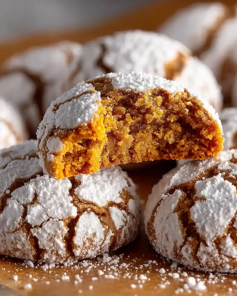 Gluten Free Gingerbread Crinkle Cookies