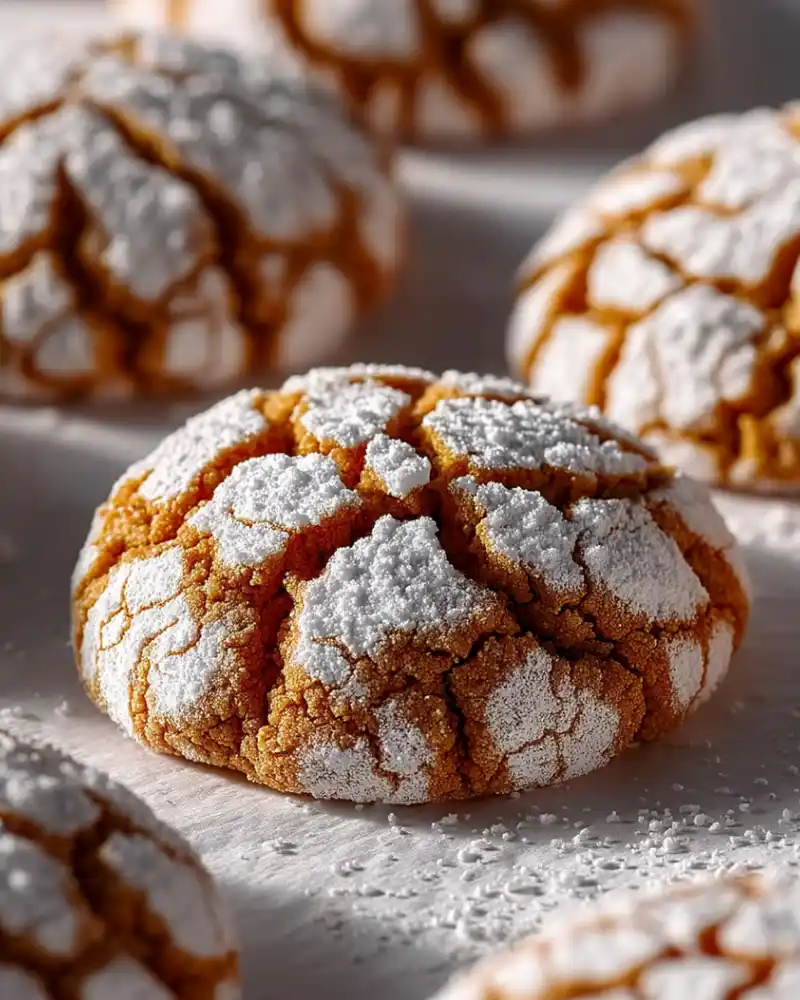 Gluten Free Gingerbread Crinkle Cookies