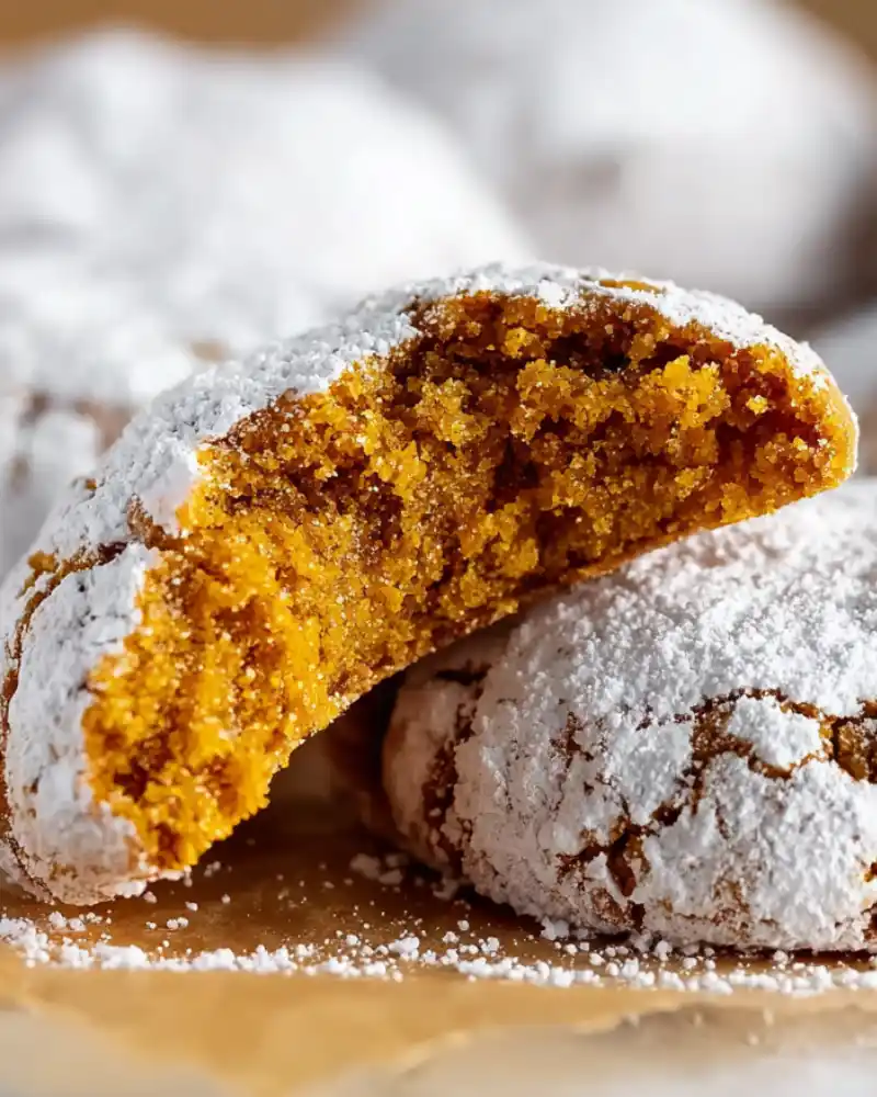 Gluten-Free Gingerbread Crinkle Cookies