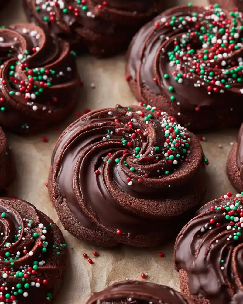 Gluten-free chocolate butter cookies