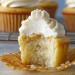 Gluten-Dairy Free Vanilla Cupcakes with dairy-free frosting