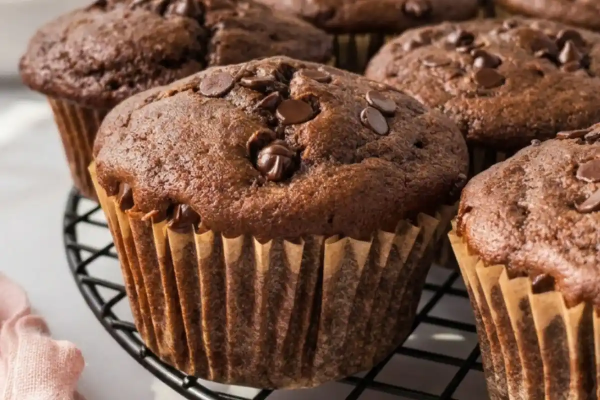 Gluten-Free Double Chocolate Muffins
