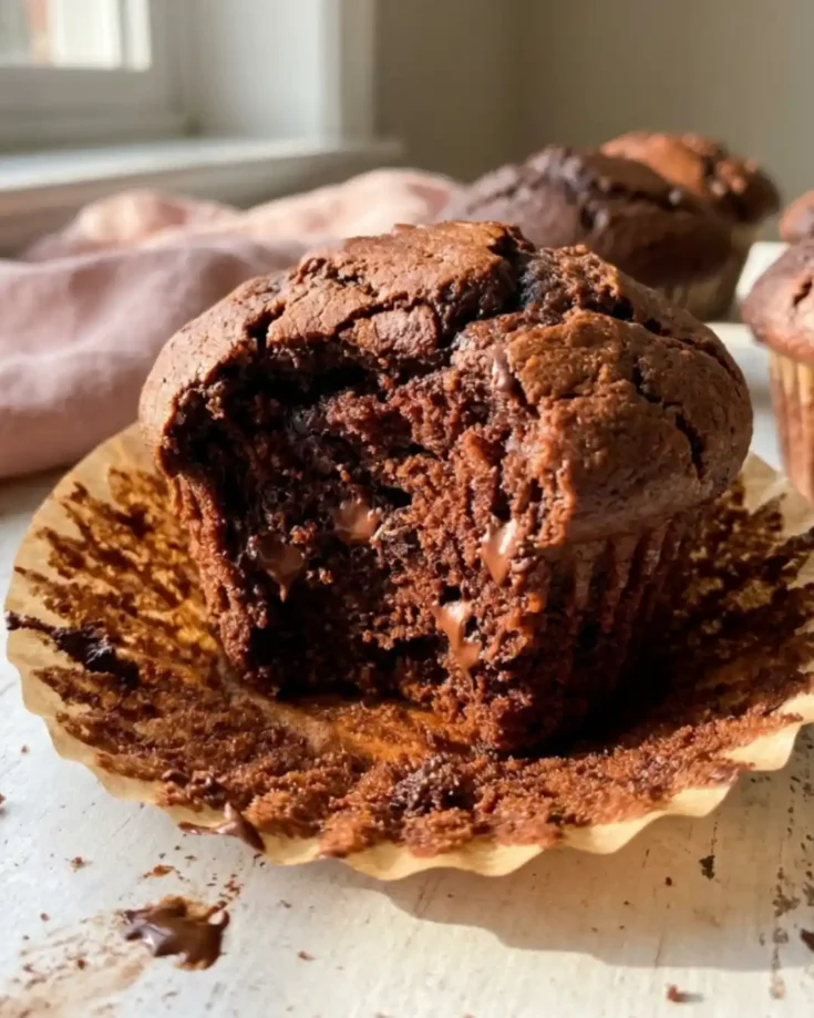 Gluten-Free Double Chocolate Muffins