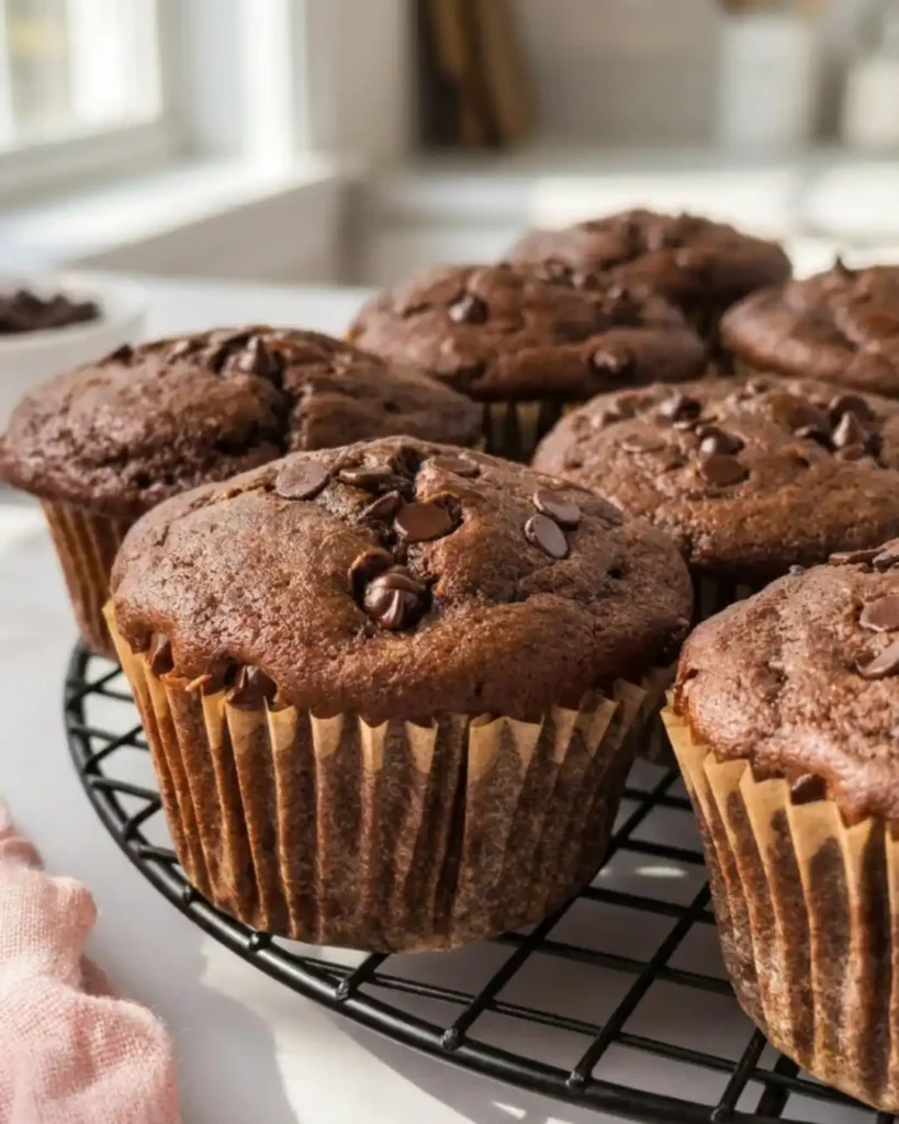 Gluten-Free Double Chocolate Muffins