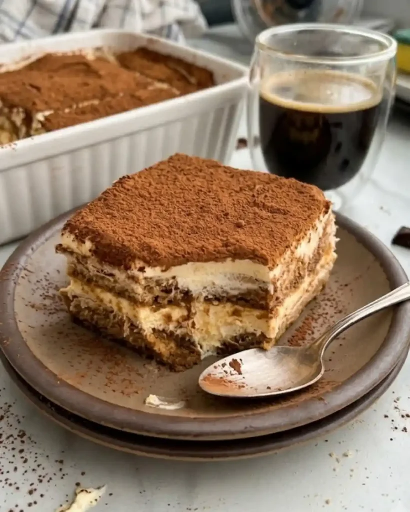 Gluten-Free Tiramisu Recipe with espresso-soaked ladyfingers and mascarpone cream