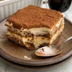 Gluten-Free Tiramisu Recipe with espresso-soaked ladyfingers and mascarpone cream