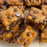 Gluten-Free Pumpkin Chocolate Chip Blondies