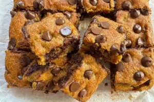 Gluten-Free Pumpkin Chocolate Chip Blondies