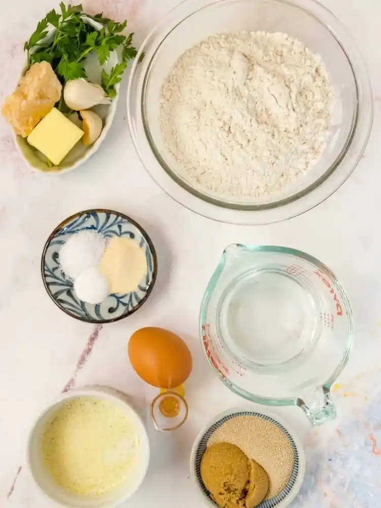 Gluten-Free Garlic Breadsticks Ingredients