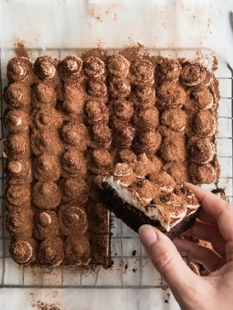 Gluten-Free Tiramisu Brownies